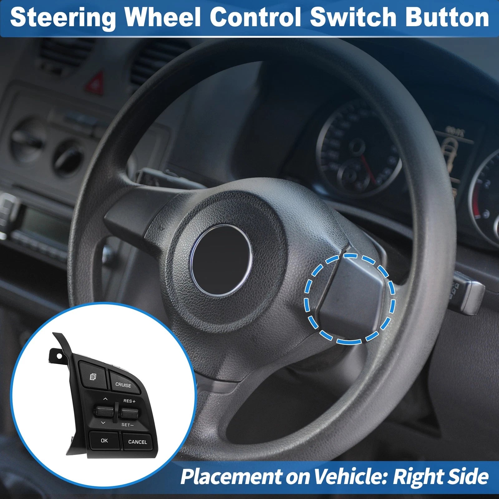 Cruise Control Rocker Switch Button for Hyundai Tucson (2016–2019)