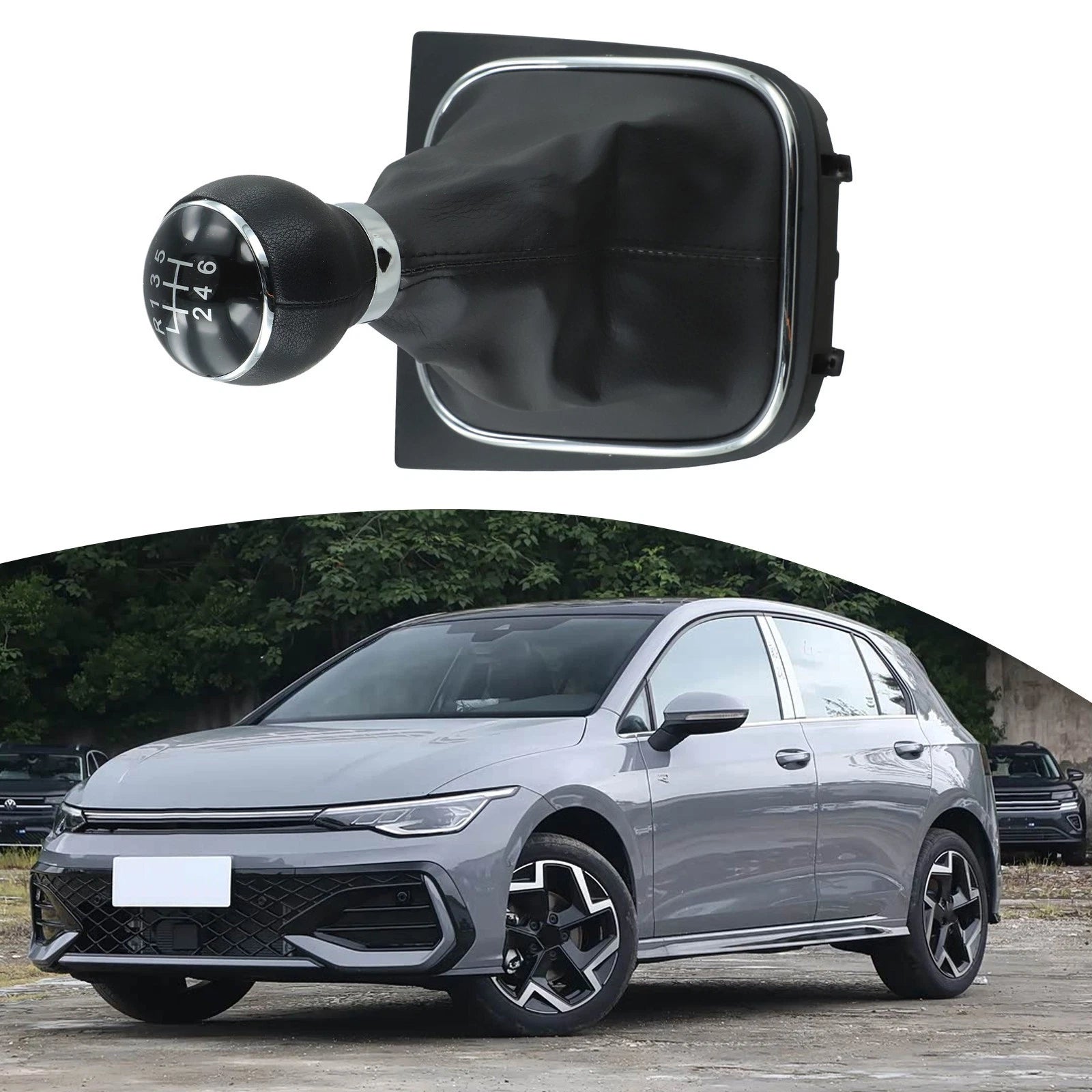 Shift Knob Cover for Volkswagen Golf Jetta (2010–2023)
