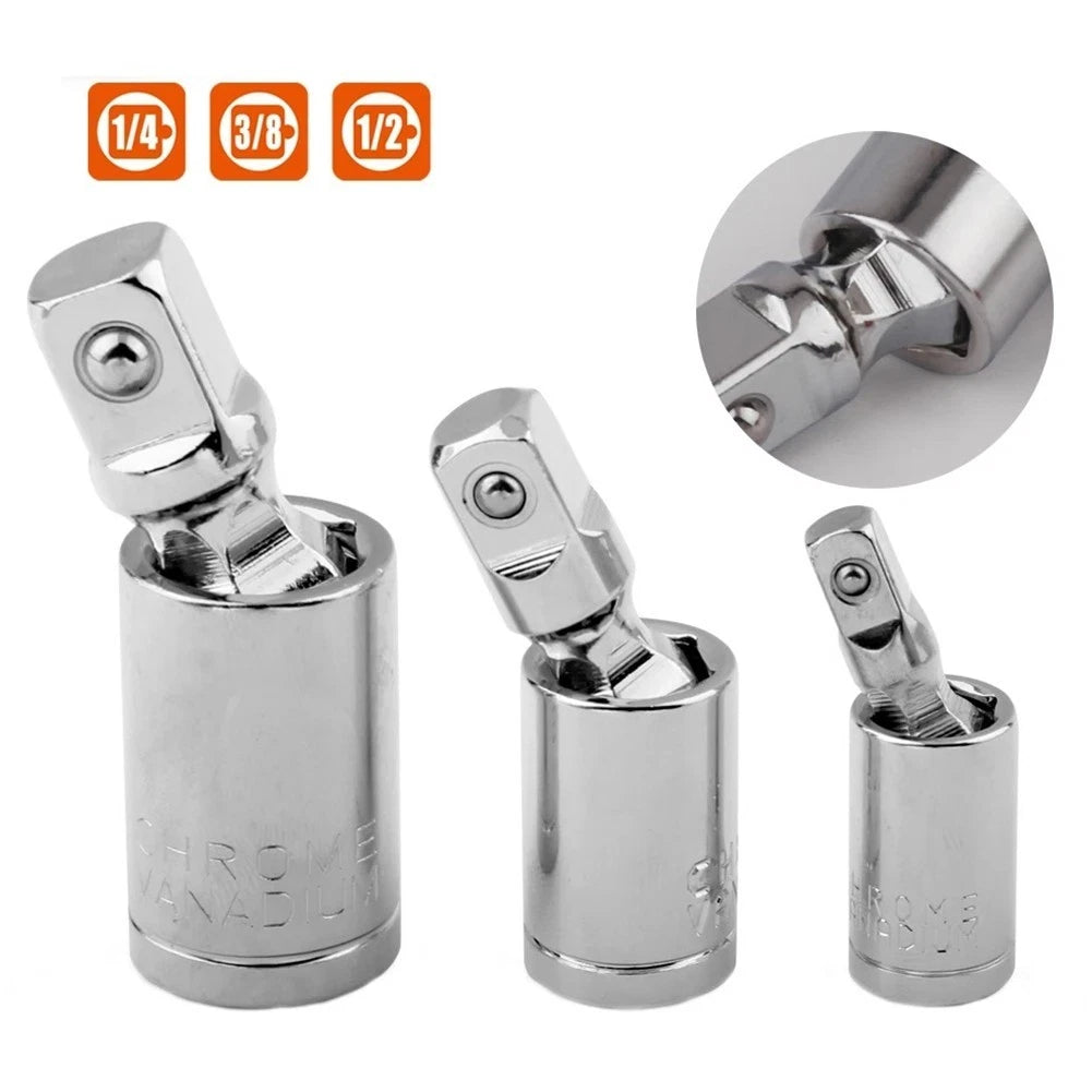 Socket Adapter for (1/2", 1/4", Chrome Vanadium Steel)