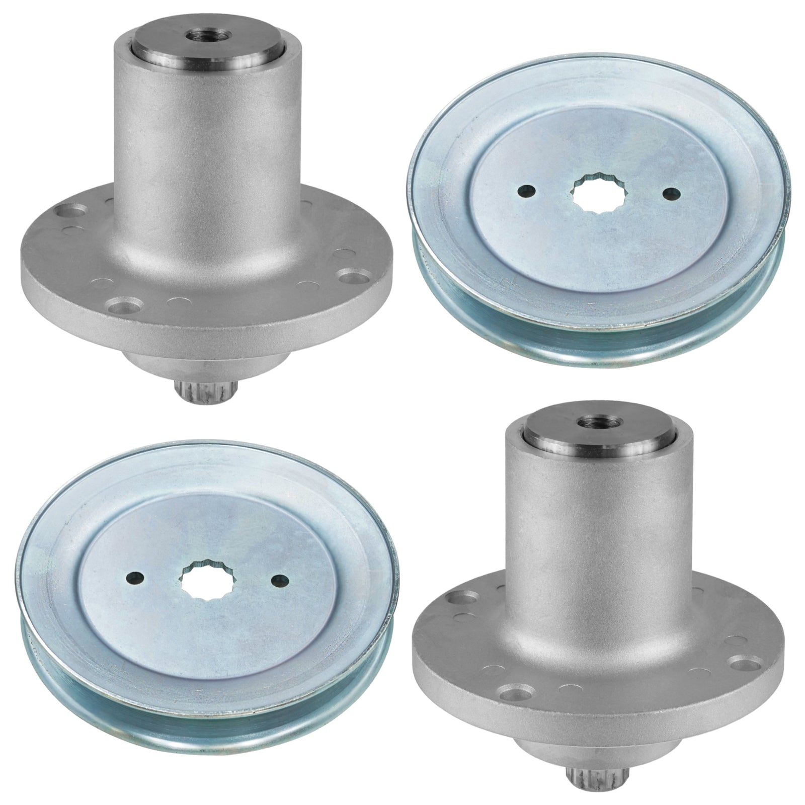 Deck Spindles Replacement with 6.47 in Pulley for Hustler Raptor SD 7000 (2019–2021)