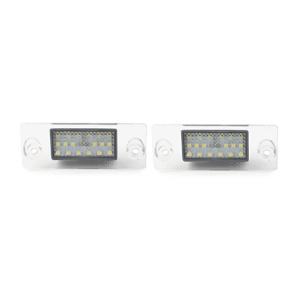 2X 12V LED License Plate Lights for Audi A4 B5 (1995–2001)