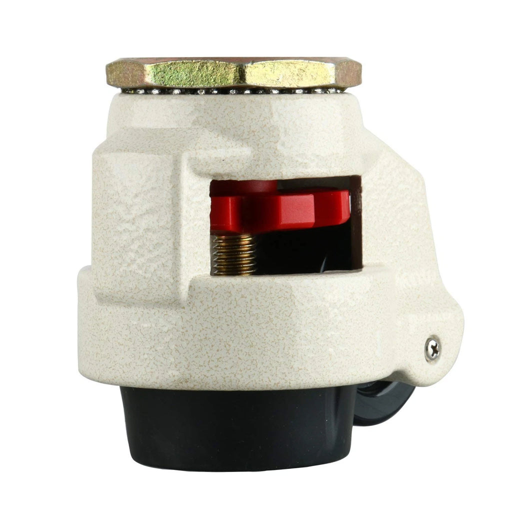 Set of 4 Leveling Casters Wheels for Various Applications (4400lbs Capacity)