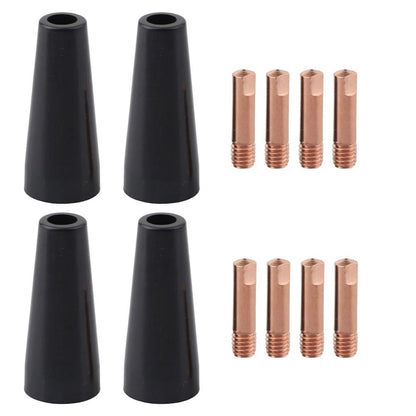 Gasless Flux Core Nozzle Tips Kit for MIG Welding 14AK (0.6-1.2mm)