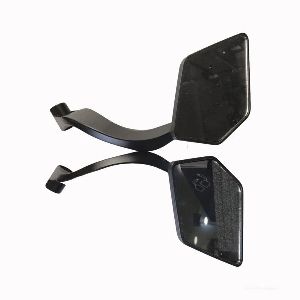 Rearview Mirror Pair for Motorcycle (Black ABS Blade)