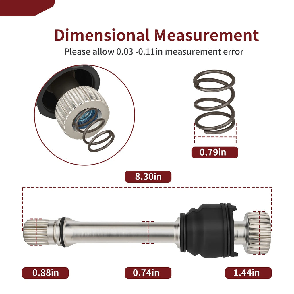 Propeller Shaft Rear Drive for Honda Rubicon 500 TRX 500/520 (2015–2024) 40200-HR6-A60