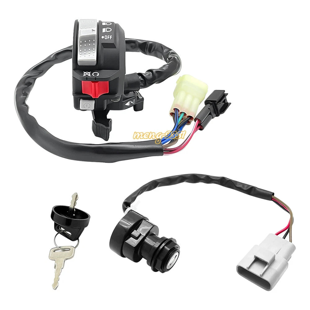 Headlight Start Switch & Ignition Key Switch for Yamaha Grizzly Kodiak (2002–2008)