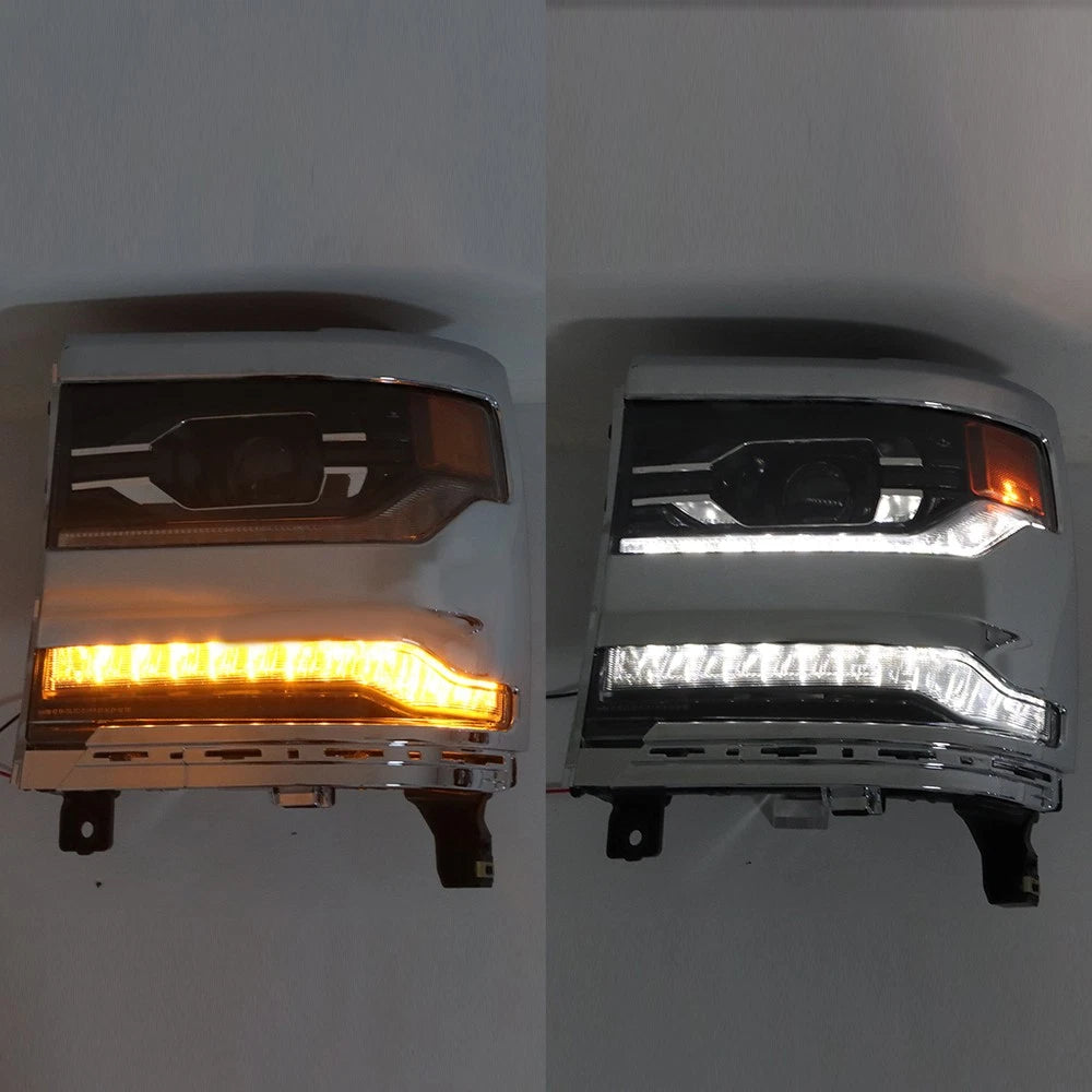 LED Headlight for Silverado 1500 (2016–2018) Chrome Left Side