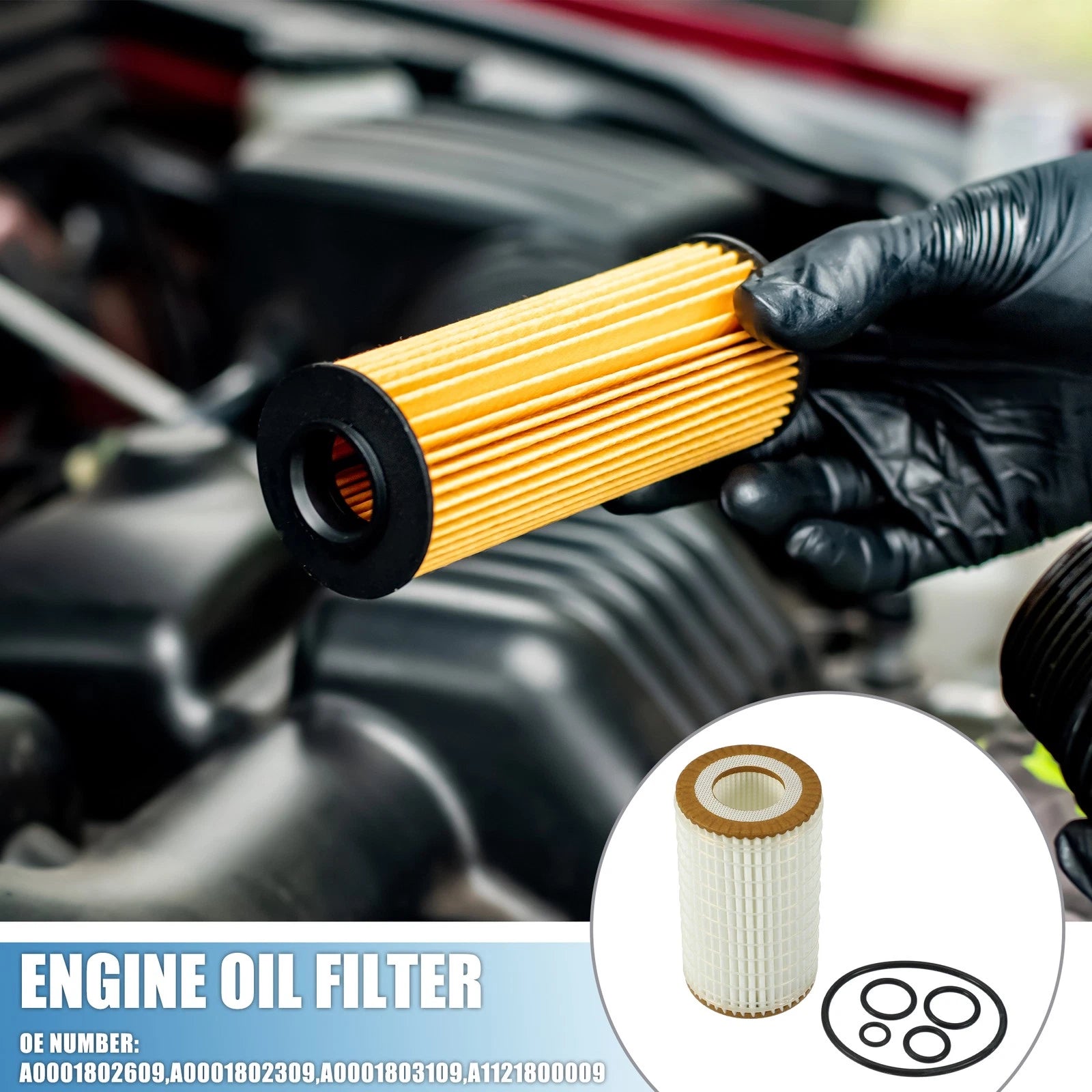 Engine Oil Filter Set Replacement for Mercedes Sprinter (2010–2018)