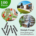 100 Pieces 1/4 Inch Barbed Connectors for Drip Irrigation