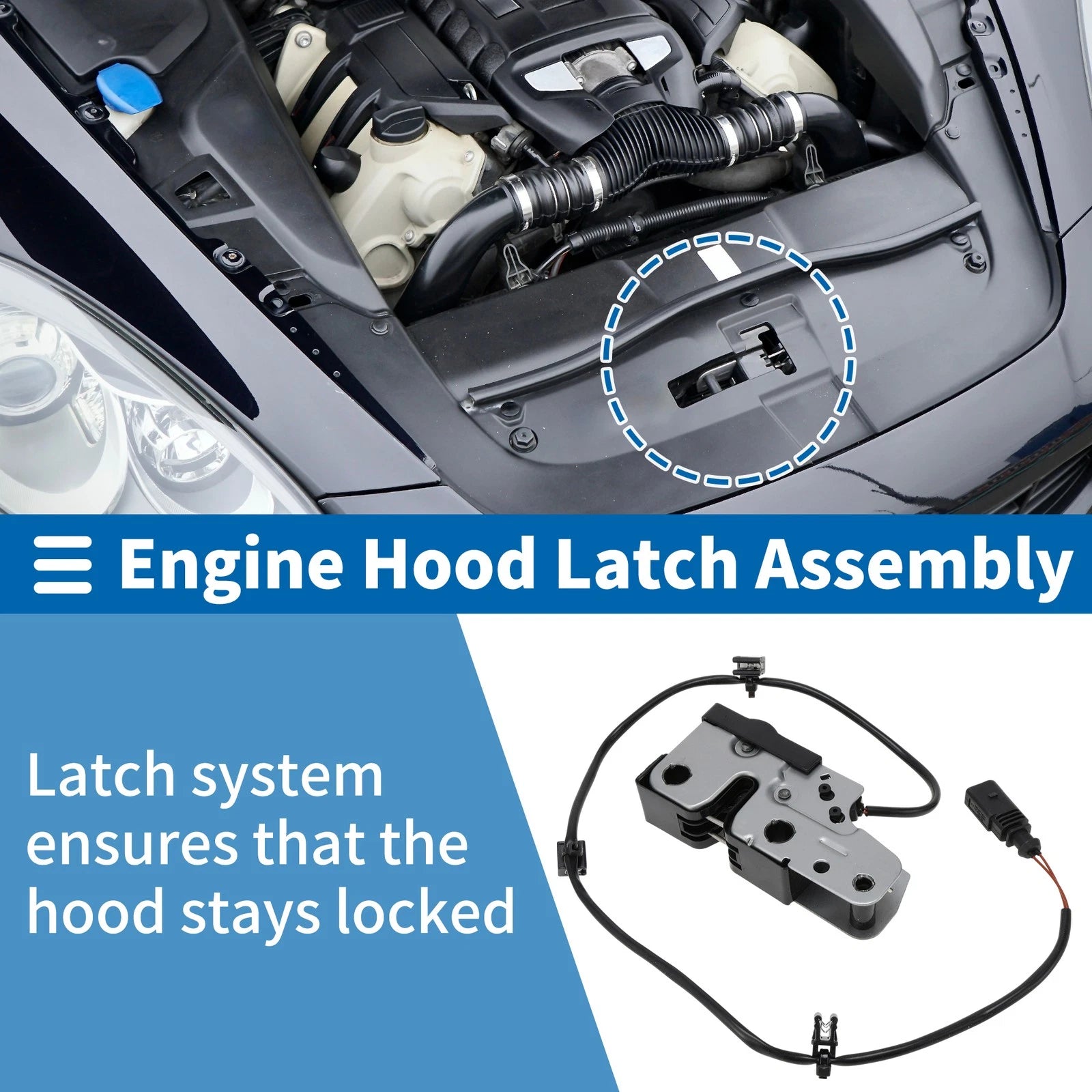 Hood Latch Assembly for Volkswagen Golf (2006–2010)