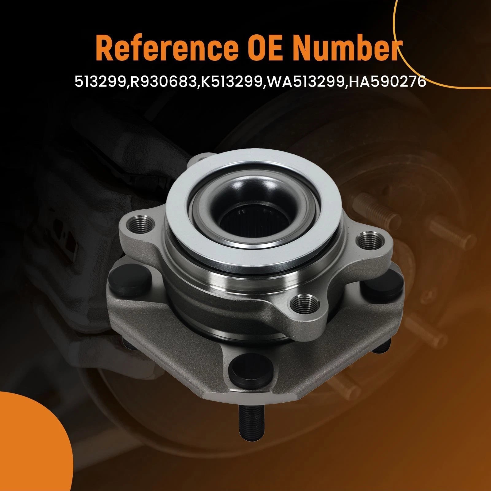 Front Wheel Hub & Bearing Pack for Nissan Sentra 2.0L (2007–2012) 40202ET00A