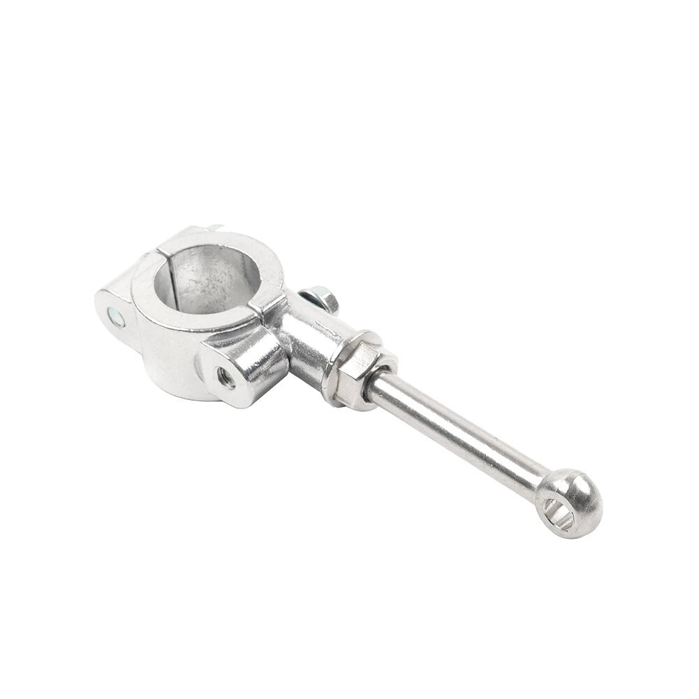Side Stand Foot Pedal Support for Motorcycle (20-23mm) - Silver