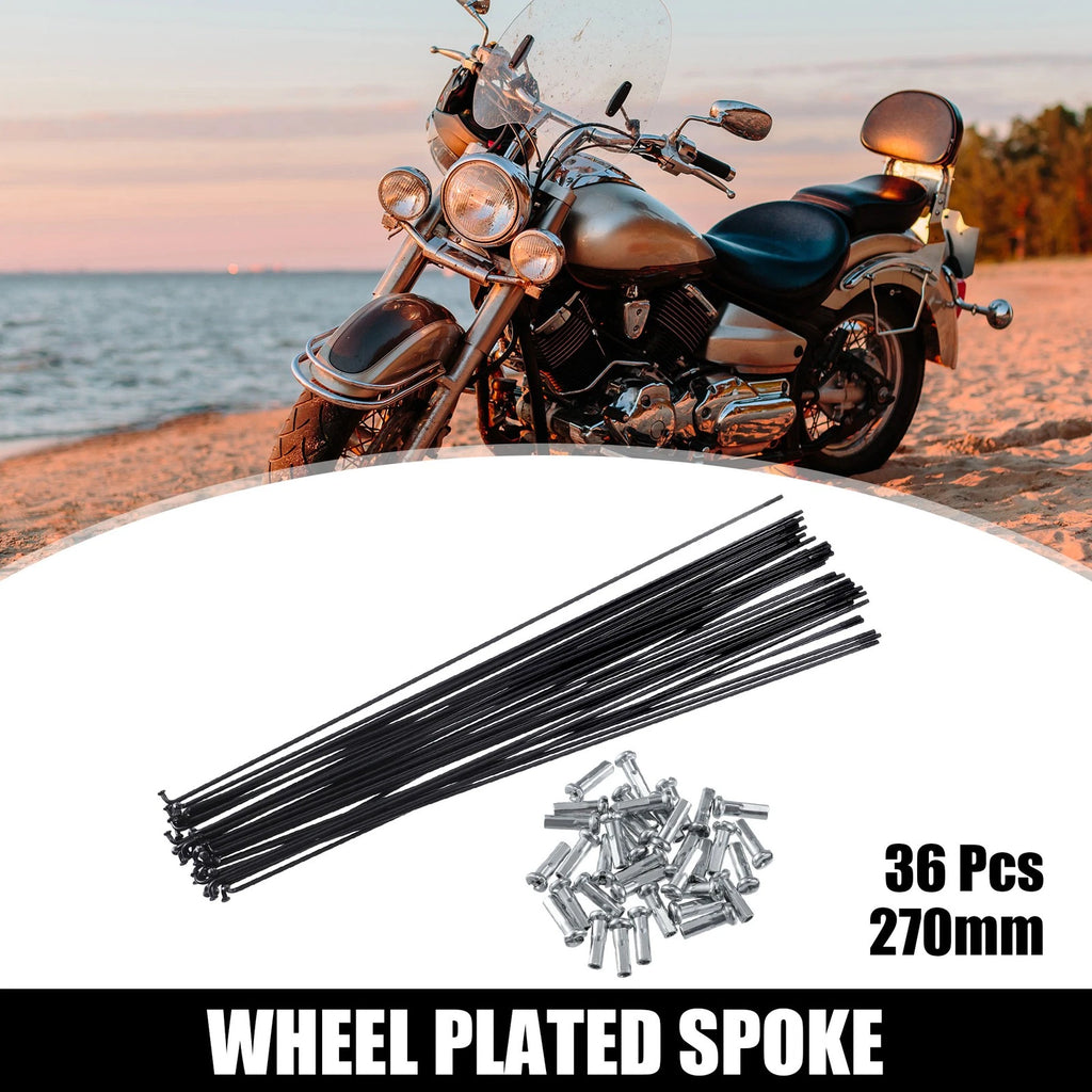 Bicycle Spoke and Nipple Kit 14G 270mm for Most Models (1920–2026)