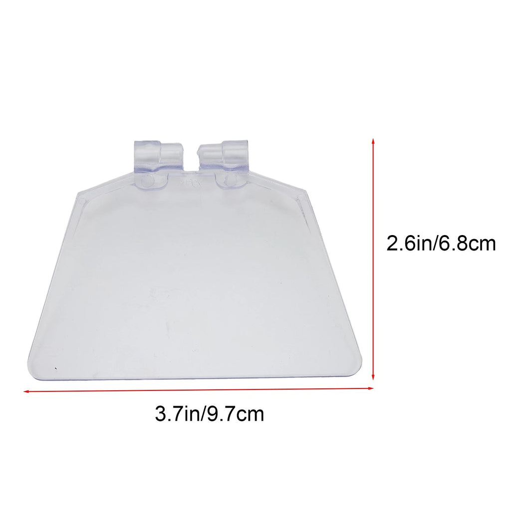 2X Replacement Transparent Eye Protection Shields for Bench Grinder
