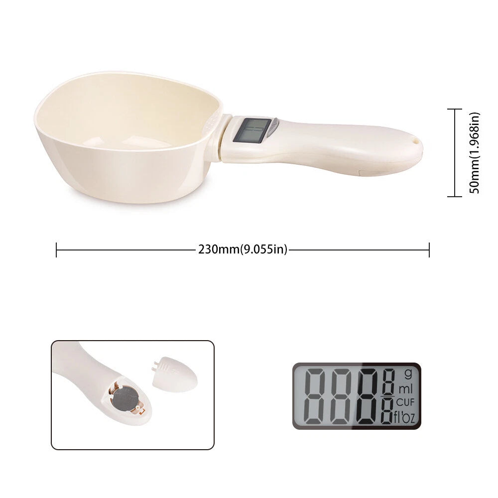 Digital Measuring Spoon 800g for Food (0.1g Precision, LCD Screen)