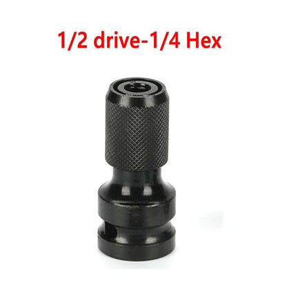 Chuck Adapter for Driver Mechanical Repair (1/2" Drive, 1/4" Hex)