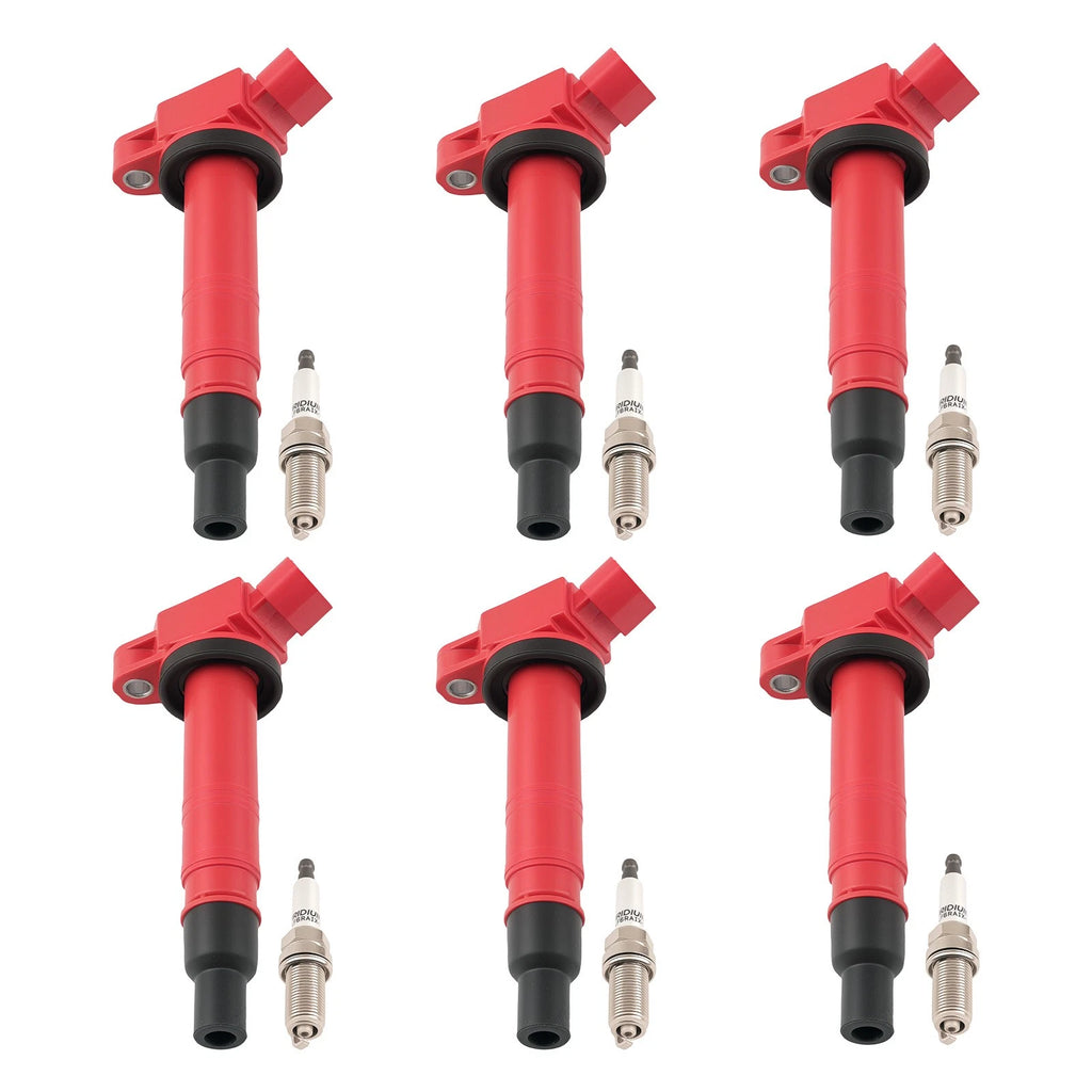 Ignition Coil Spark Plug Set for Toyota 4Runner 4.0L V6 (2003–2009)