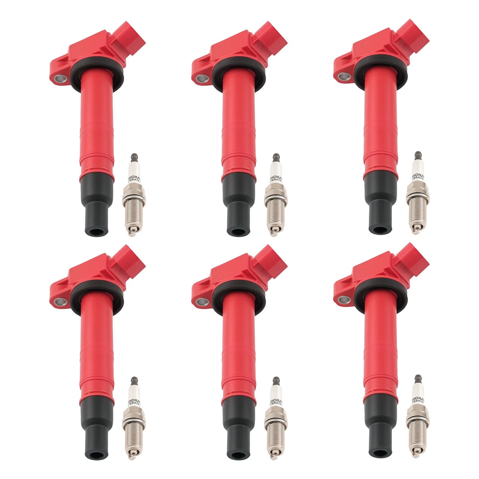 Ignition Coil Spark Plug Set for Toyota 4Runner 4.0L V6 (2003–2009)