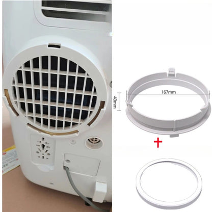 Plastic Exhaust Pipe Connector for Midea Portable Air Conditioner (N/A)
