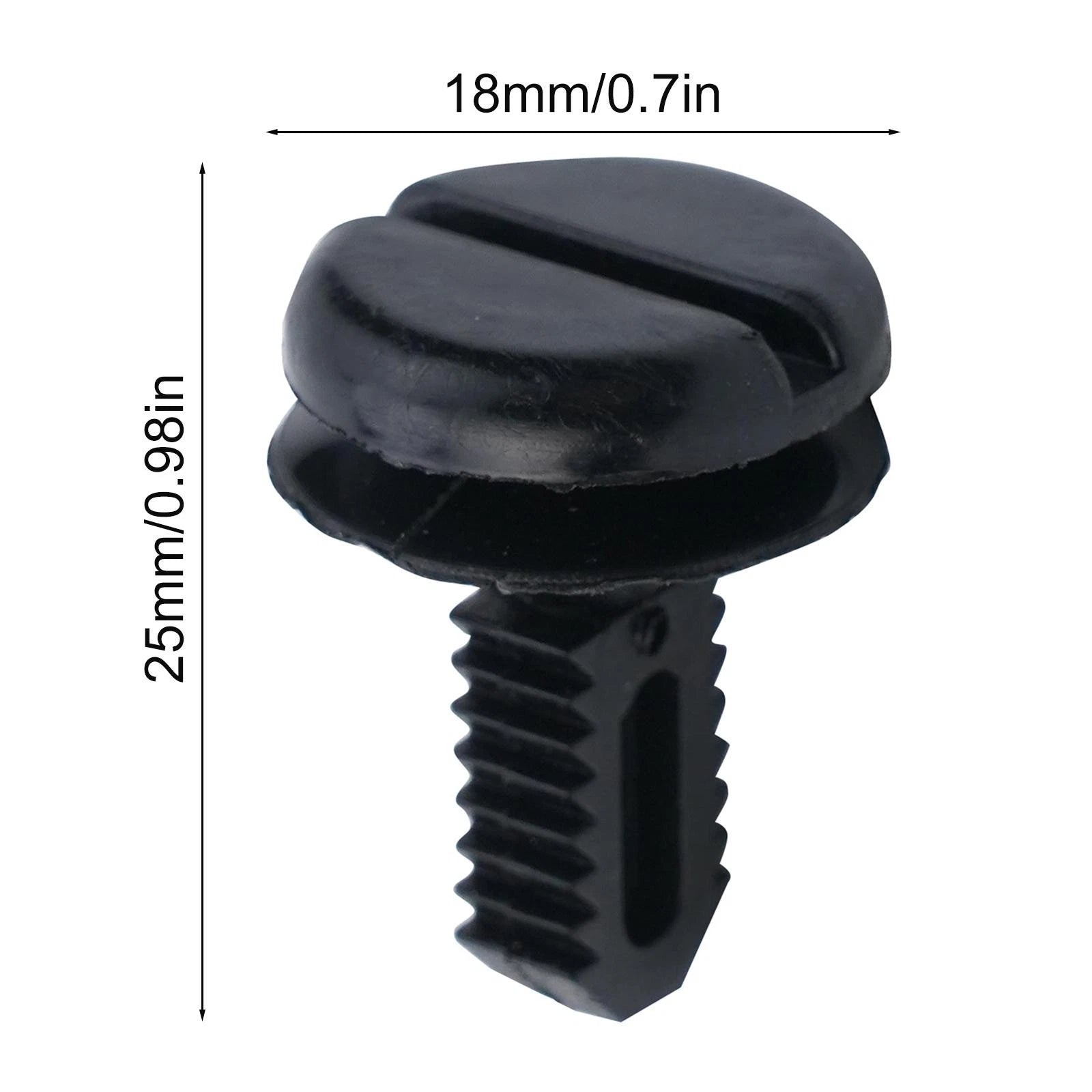 10X Black Plastic Clips Rivet for BMW 3 Series E30 E60 E93 (1982–2013) 51471945266