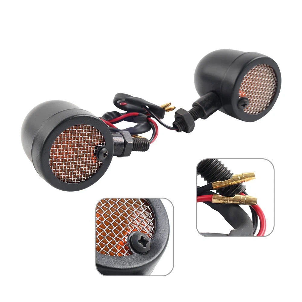 Turn Signal Indicator Lamp for Kawasaki Harley (Retro Grill)