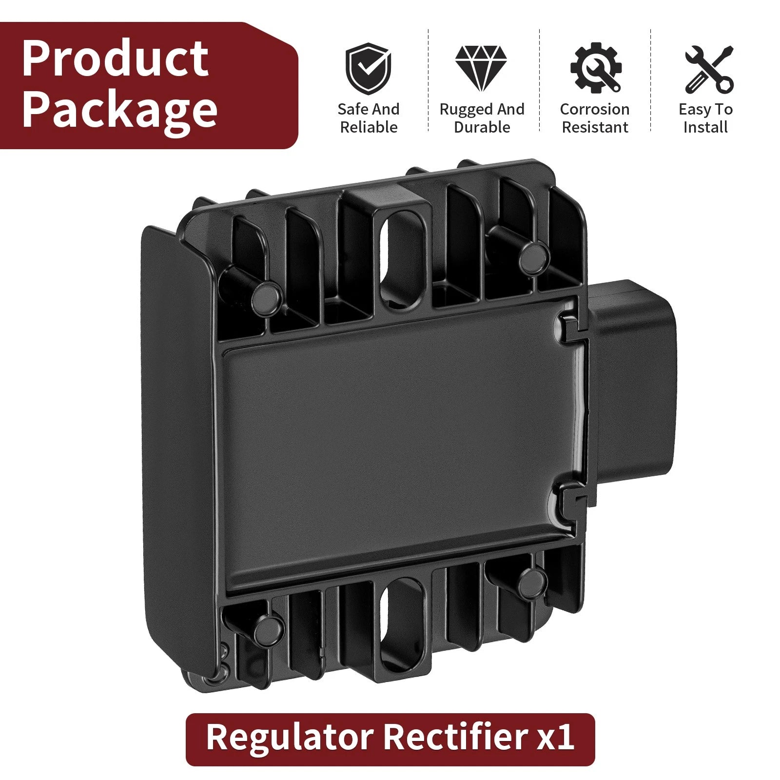 Voltage Regulator Rectifier for Kawasaki KAF400 Mule SX (2017–2022) 21066-0039