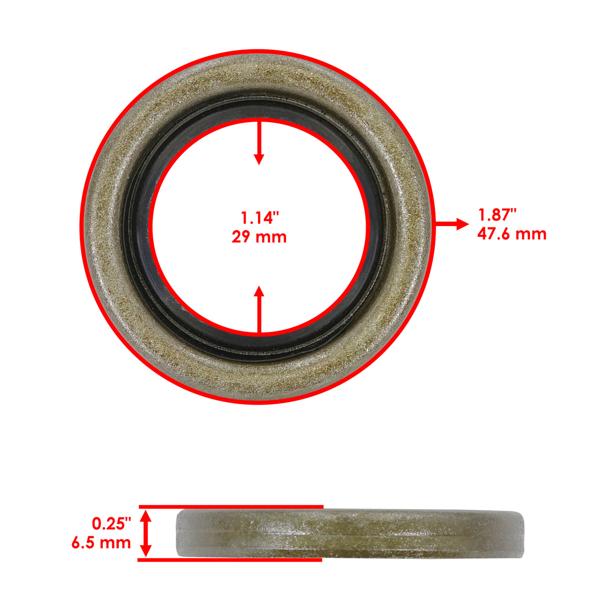Deck Spindle Seal Replacement for John Deere 425 445 LX176 LX178 (1980–2004)