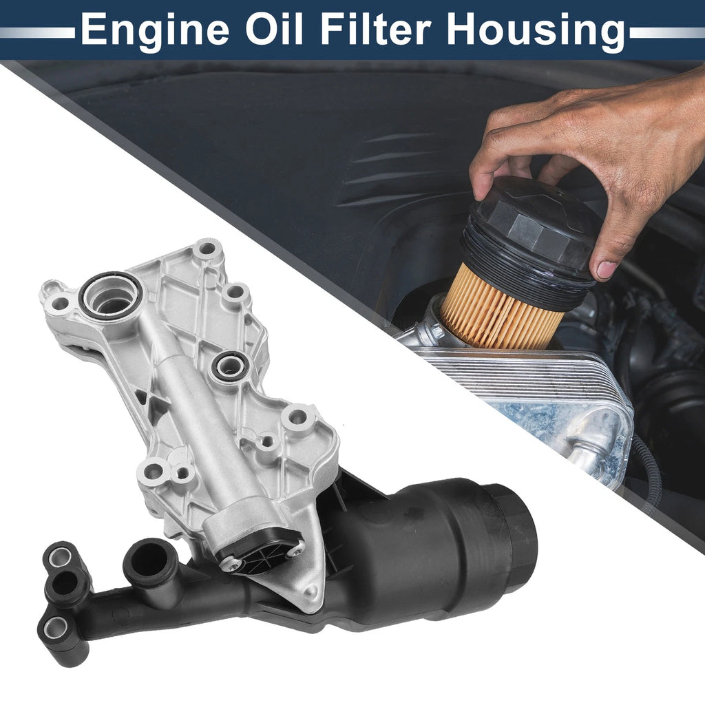 Engine Oil Cooler Filter Housing Replacement with Seals for Mercedes-Benz E250 (2014–2019)