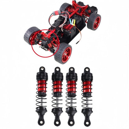 RC Shock Absorber Kit for 1/10 Scale Crawler Vehicles (80mm Length)