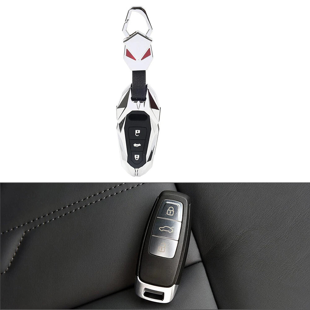 Key Fob Case Shell Cover for Audi A3 A6 A7 A8 Q7 Q8 S6 S7 S8 e-tron (1X)