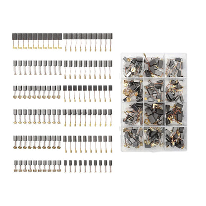 120Pcs Carbon Brushes for Universal Power Tools (Drill, Router, Planer, Sander)