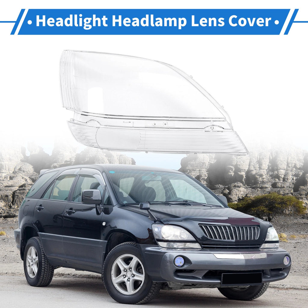 1 Pcs Headlight Lens Cover Front Right for Lexus RX300 (1999–2003) Clear