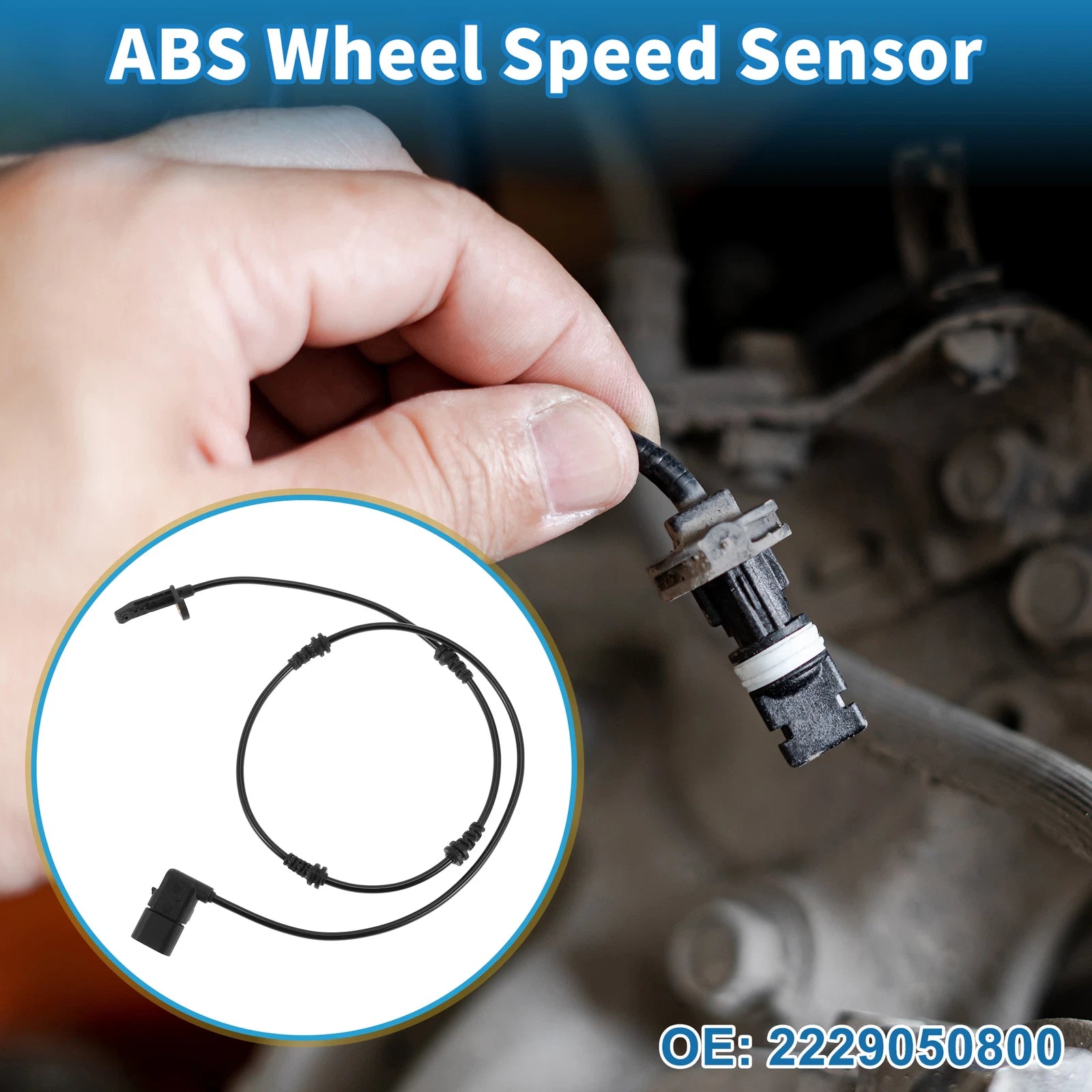 ABS Wheel Speed Sensor Front Right Replacement for Mercedes S65 AMG (2014–2017)