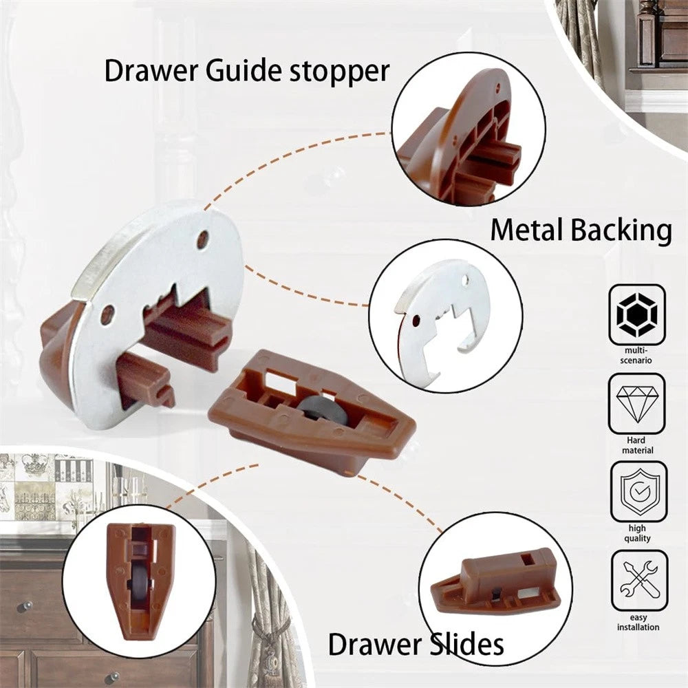 Drawer Slides Repair Kit for Rite-Trak II Model #168