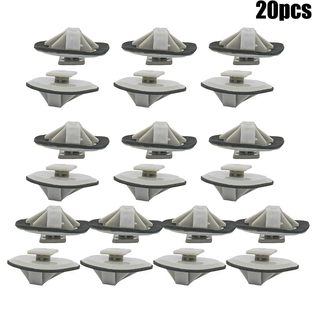 Set of 4 Clips for (12174B, 14mm x 20mm, Gray)
