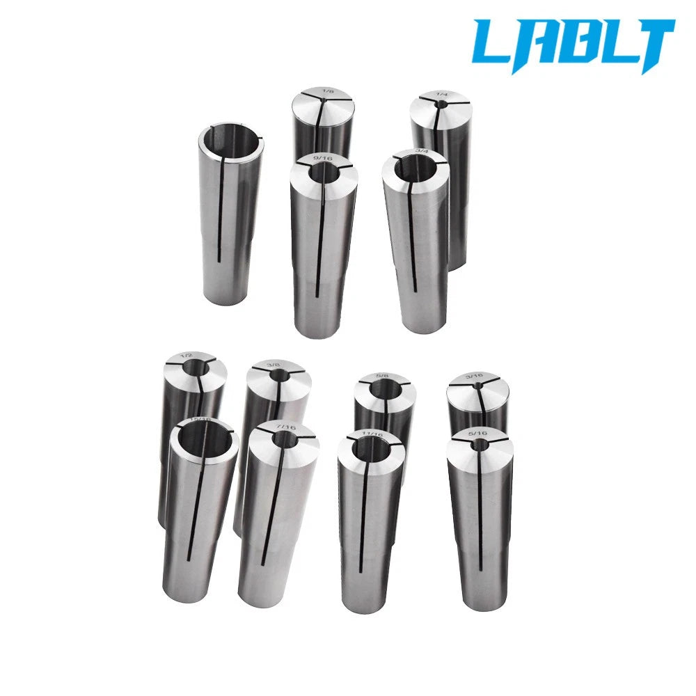 13Pcs #4 Morse Taper Collet Set 1/8"-1" 4MT MT4