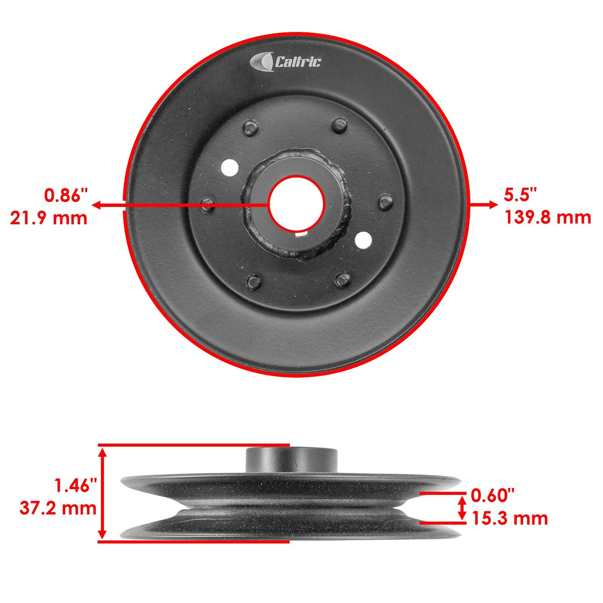 Deck Spindle Assembly with Pulley for Bad Boy ZT Avenger 54 (2020–2024)