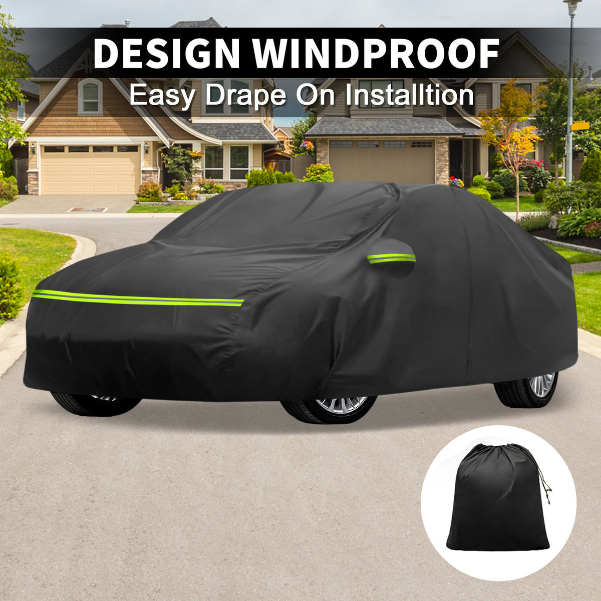 Waterproof Car Cover with Zipper for Mercedes-Benz A-Class W177 (2018–2024)