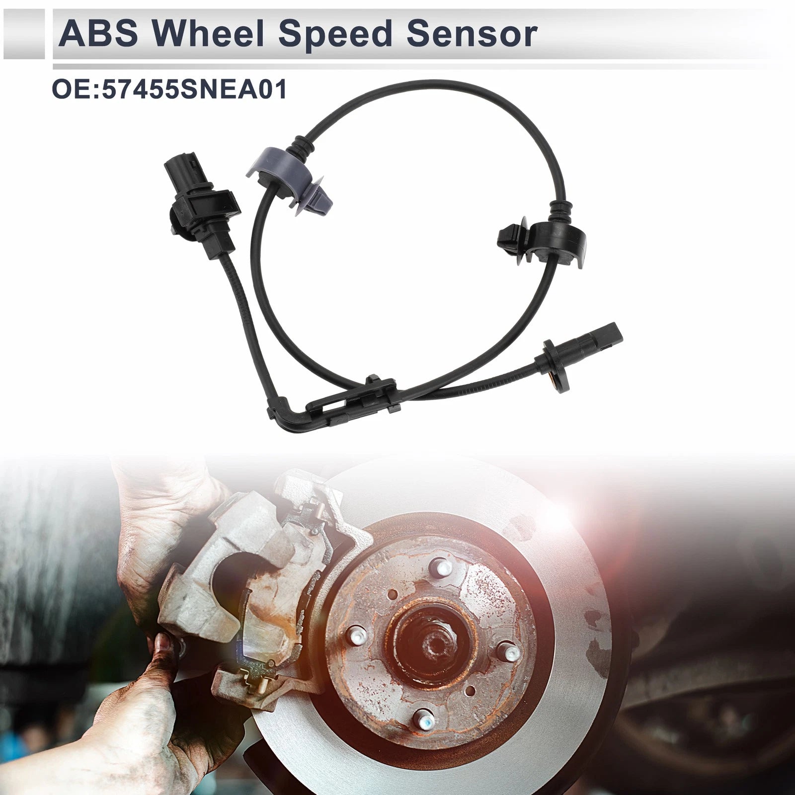 ABS Wheel Speed Sensor No. 57455SNEA01 for Honda Civic (2006–2011) Front Left