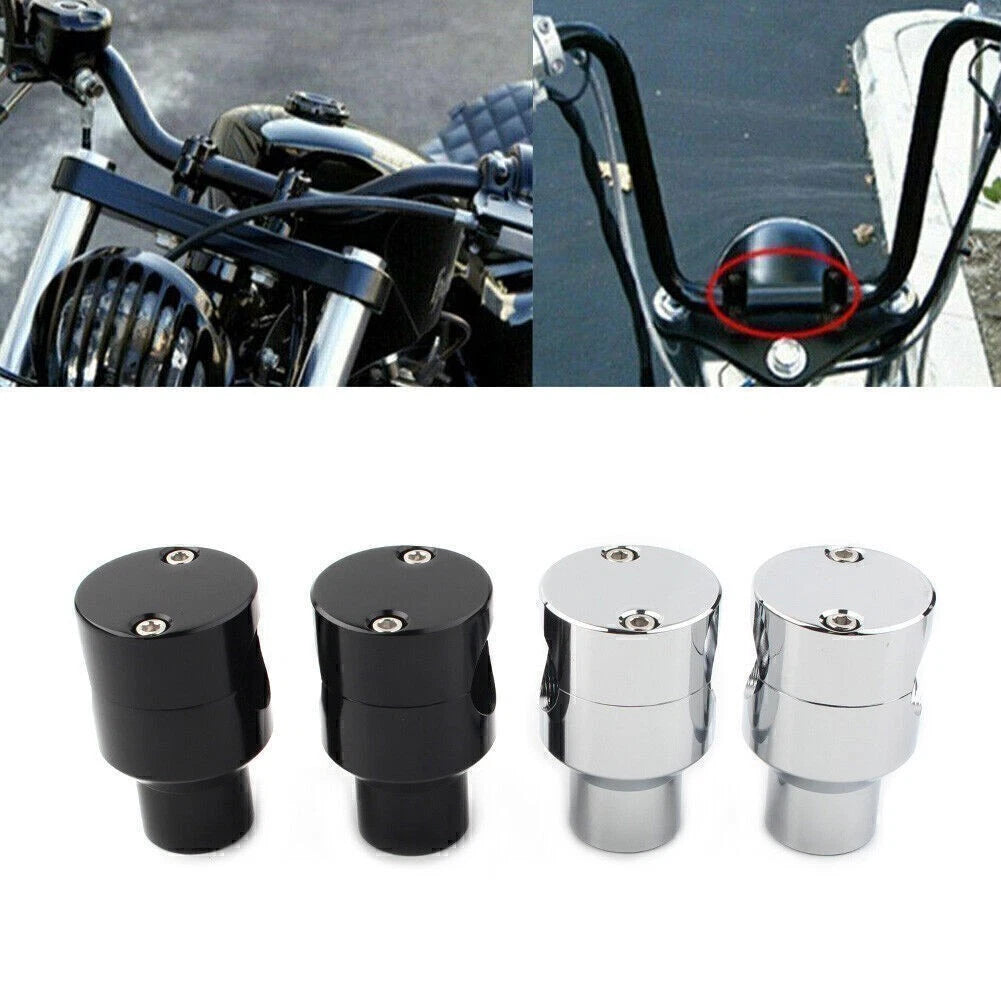 1" Handlebar Mount Adapter Riser Clamp for Harley Honda