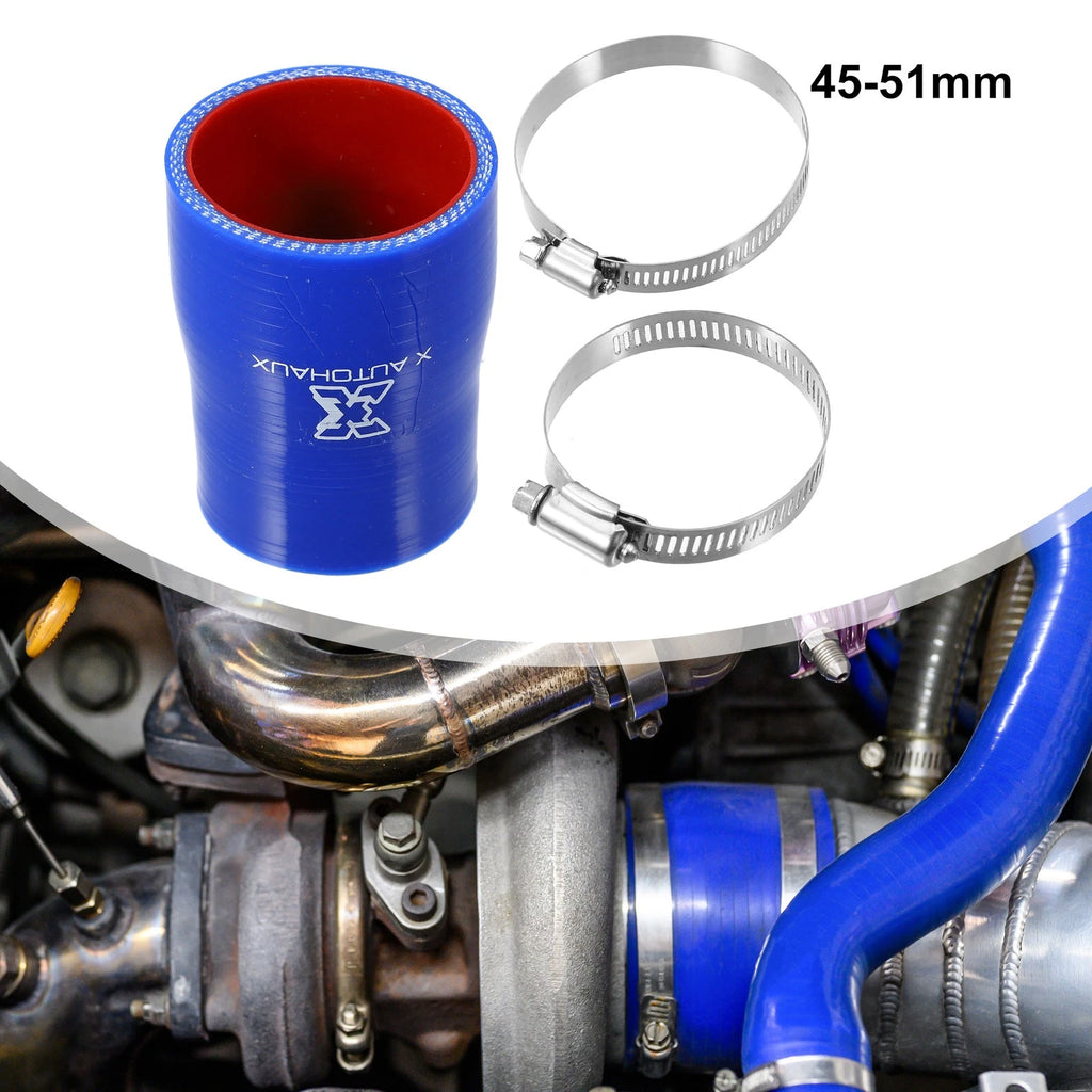 Straight Silicone Reducer Coupler Intercooler Hose 45-51mm for Universal