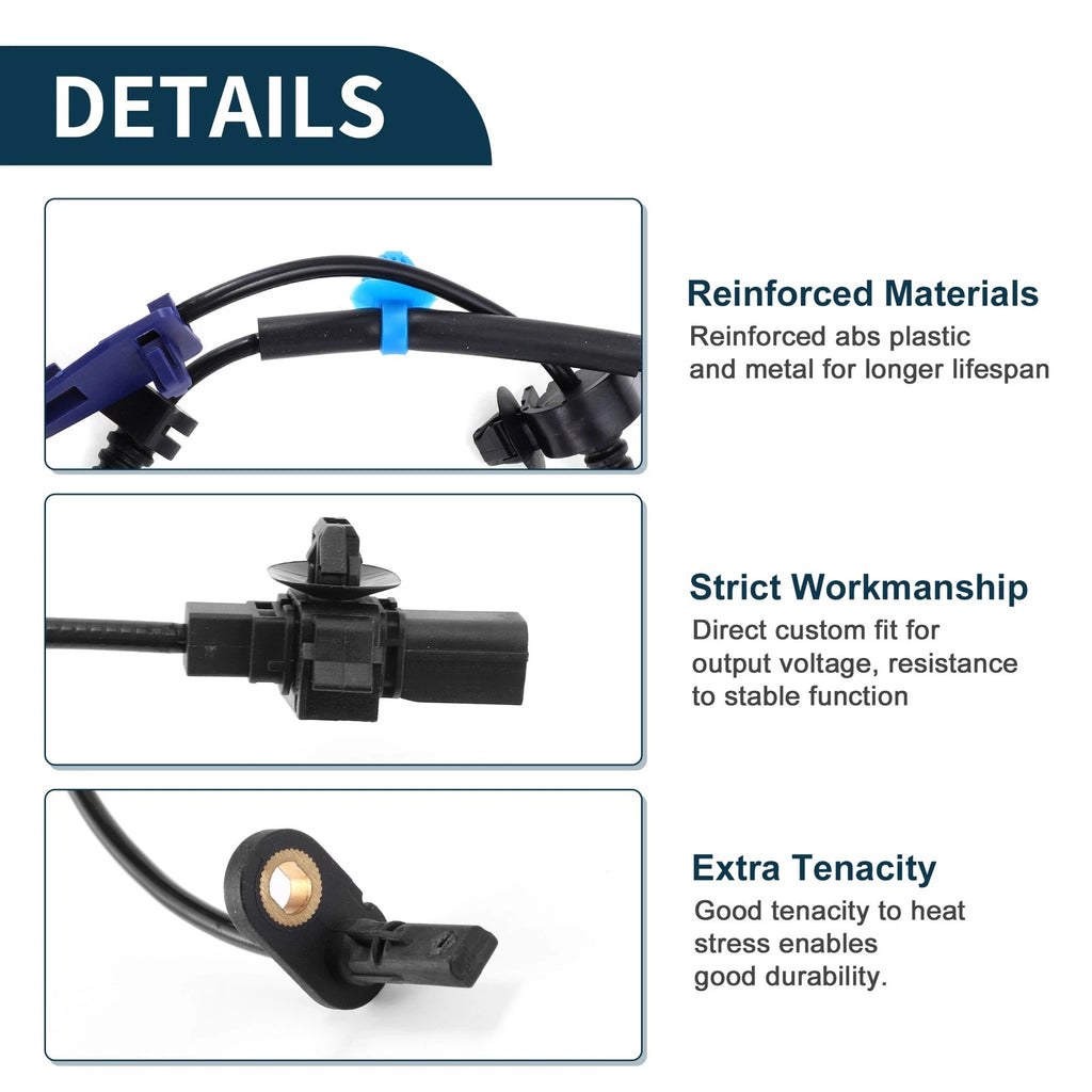ABS Wheel Speed Sensor Front Right Replacement for Honda CR-V (2012–2016)