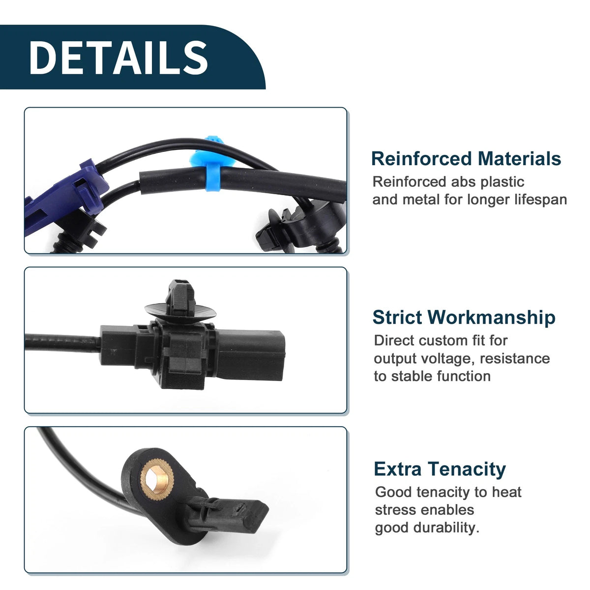 ABS Wheel Speed Sensor Front Right Replacement for Honda CR-V (2012–2016)