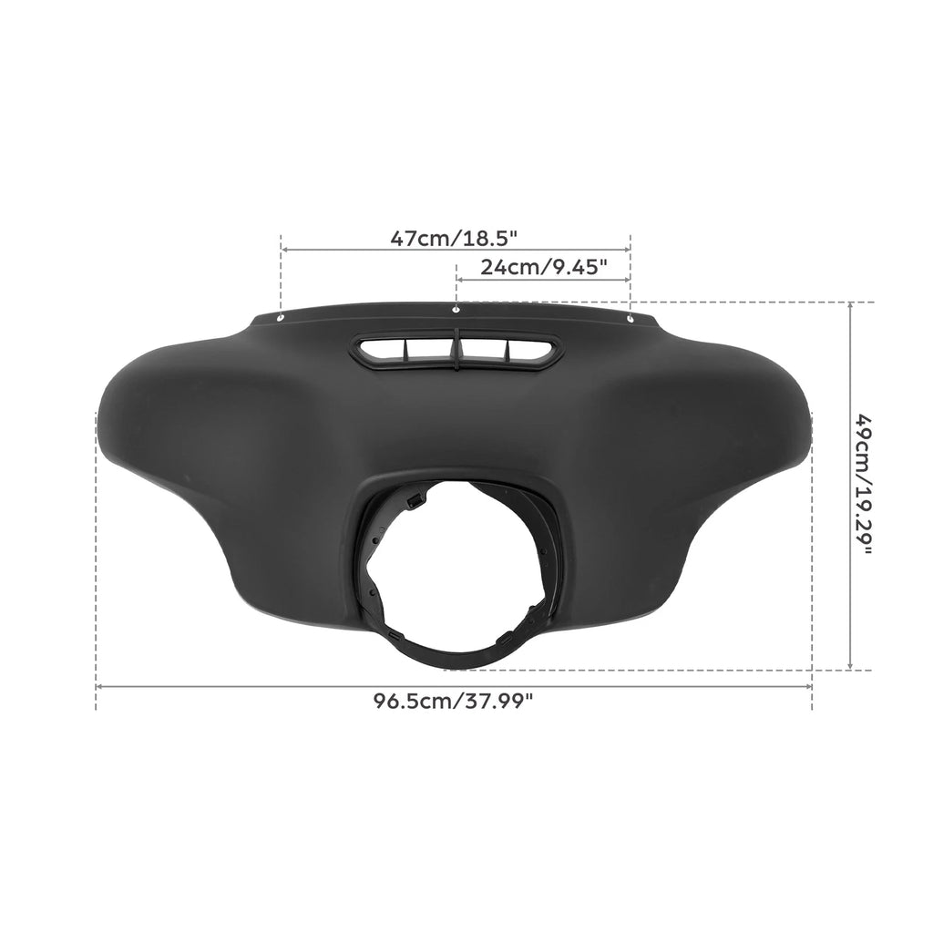Matte Black Outer Batwing Fairing for Harley Electra Glide (2014–2024)