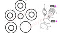 5pcs Oil Change O-Ring Master Seal Kit for Suzuki (09280-54001)