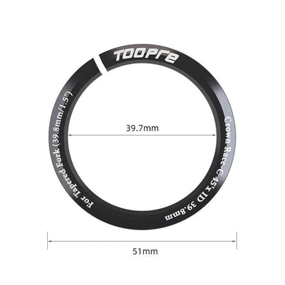 D Base Type Steerer Tube Adapter for 1.125in Straight Pipe Front Forks