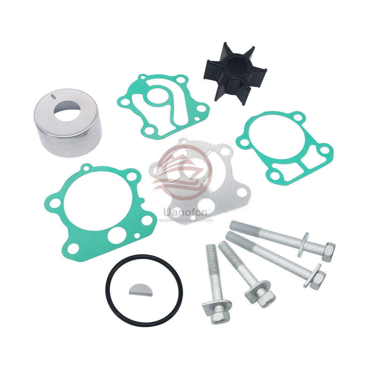 Water Pump Impeller Kit for Yamaha 60-90hp 2-Stroke Outboard (692-W0078-02-00)