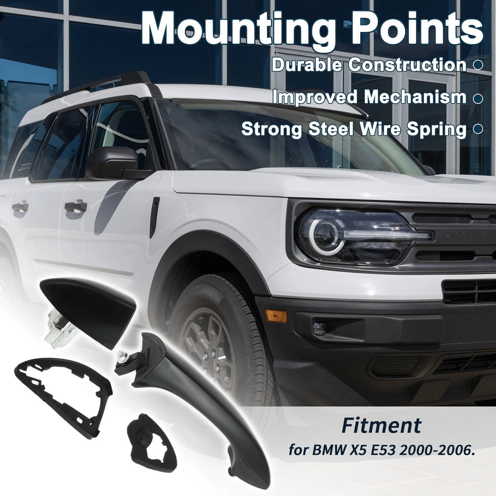 Front Right Exterior Door Handle Replacement for BMW X5 E53 (2000–2006)