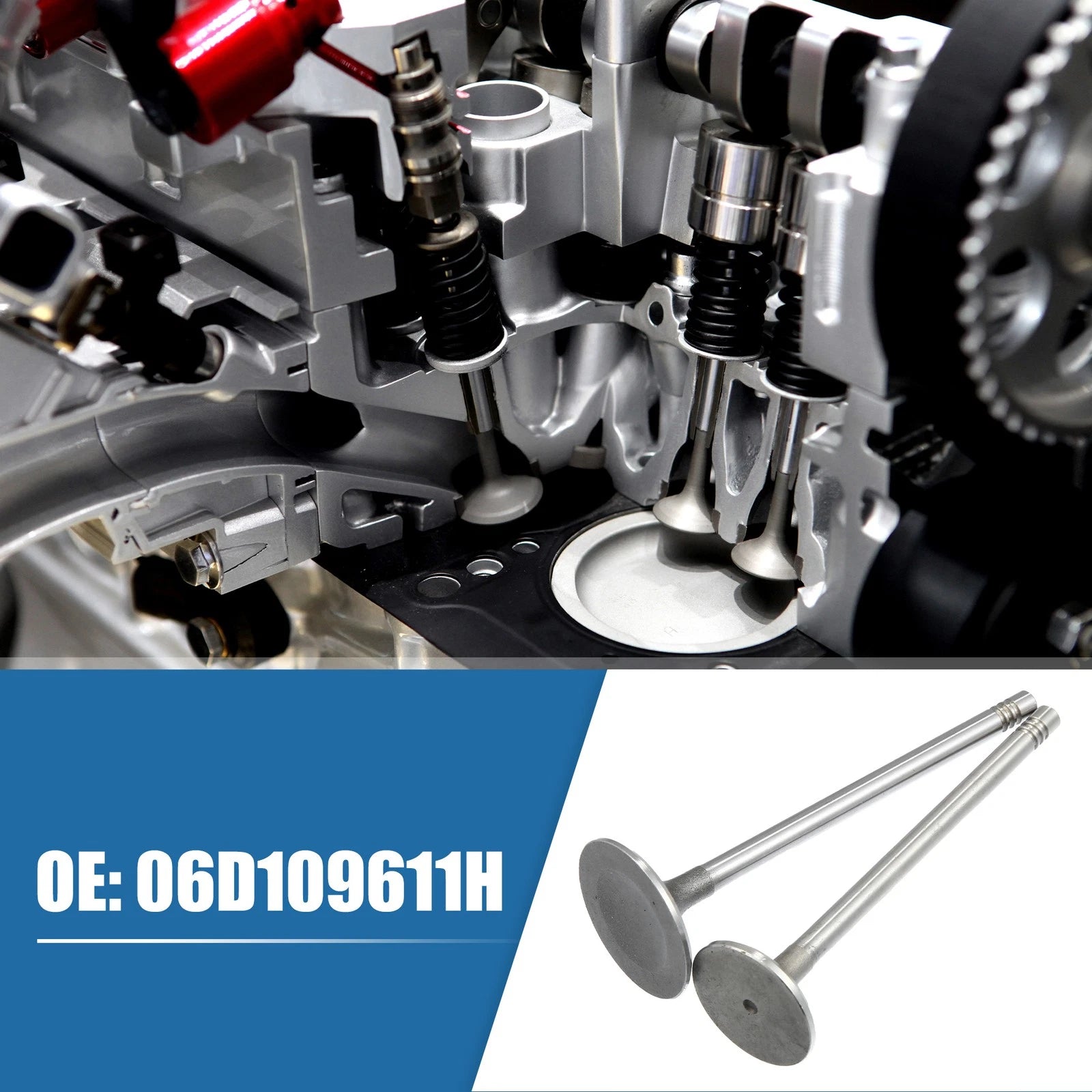 Engine Intake and Exhaust Valves Kit for Audi A3 A5 TT Q3 Q5 (2005–2015)