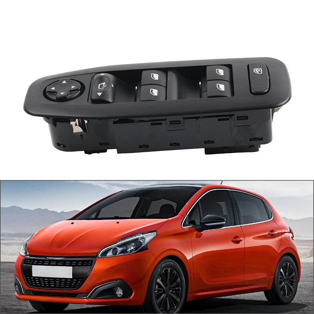 Front Driver Side Electric Window Switch for Peugeot 208 (2008–2019) 96749624ZD